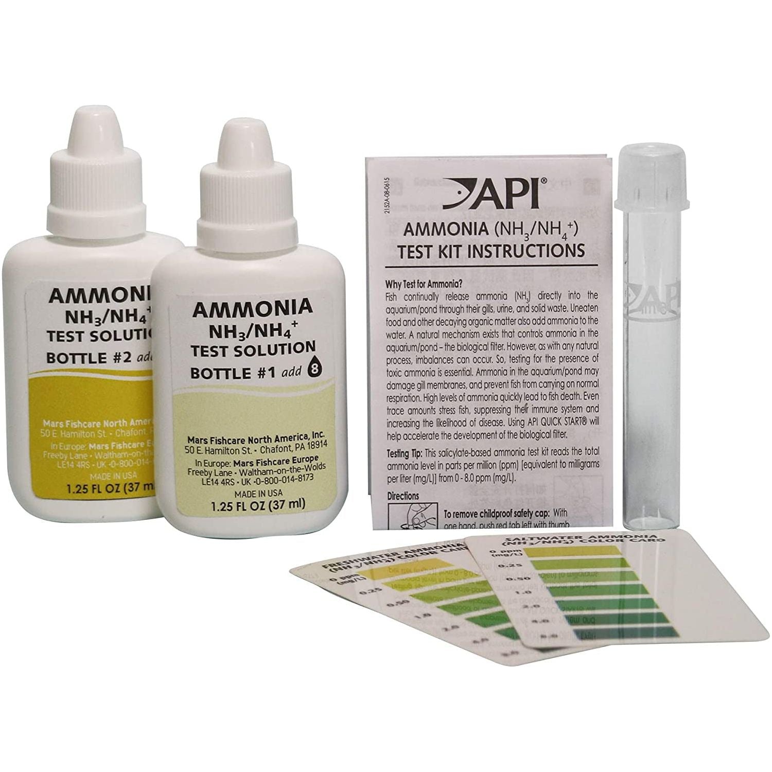 API Ammonia NH3/NH4+ Test Kit Aquariums For Beginners