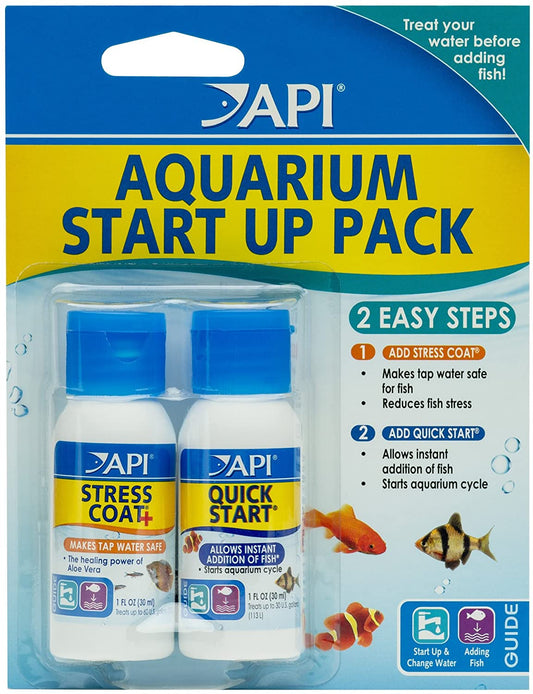 API Aquarium Start Up Pack Stress Coat + and Quick Start Aquariums For Beginners