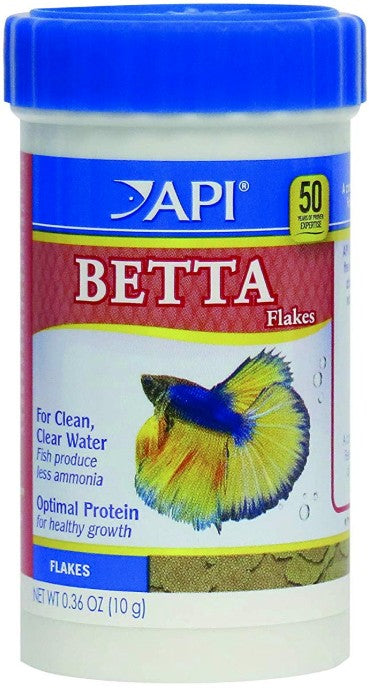 API Betta Flakes Fish Food with Optimal Protein for Healthy Growth Aquariums For Beginners