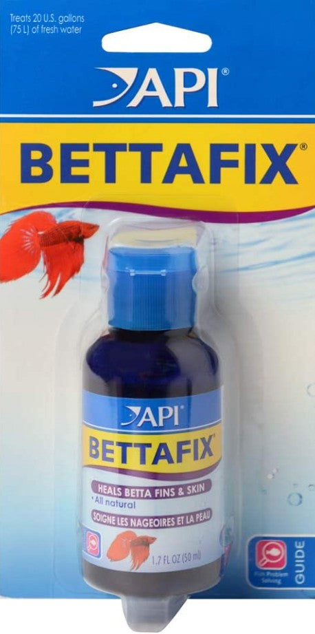 API Bettafix Betta Medication Heals Betta Fins and Skin Aquariums For Beginners