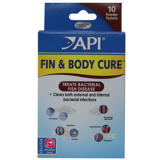 API Fin and Body Cure Treats Bacterial Fish Disease External and Internal Aquariums For Beginners