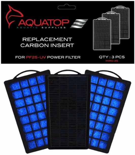 Aquatop Replacement Carbon Insert for PF25-UV Power Filter Aquariums For Beginners