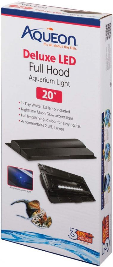 Aqueon Deluxe LED Full Hood for Aquariums Aquariums For Beginners