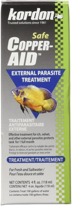 Kordon Copper Aid External Parasite Treatment Aquariums For Beginners