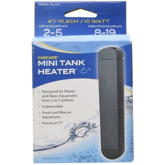 Penn Plax Cascade Plastic Safe Mini Heater Aquariums For Beginners