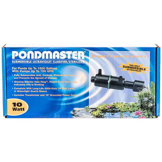 Pondmaster Submersible Ultraviolet Clarifier Algae Sterilizer Aquariums For Beginners