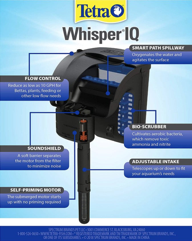 Tetra Whisper IQ Power Filter Aquariums For Beginners