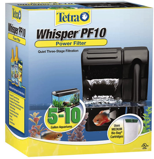 Tetra Whisper Power Filter Quiet 3-Stage Filtration for Aquariums Aquariums For Beginners