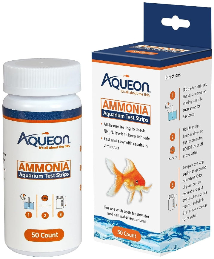 Aqueon Ammonia Aquarium Test Strips