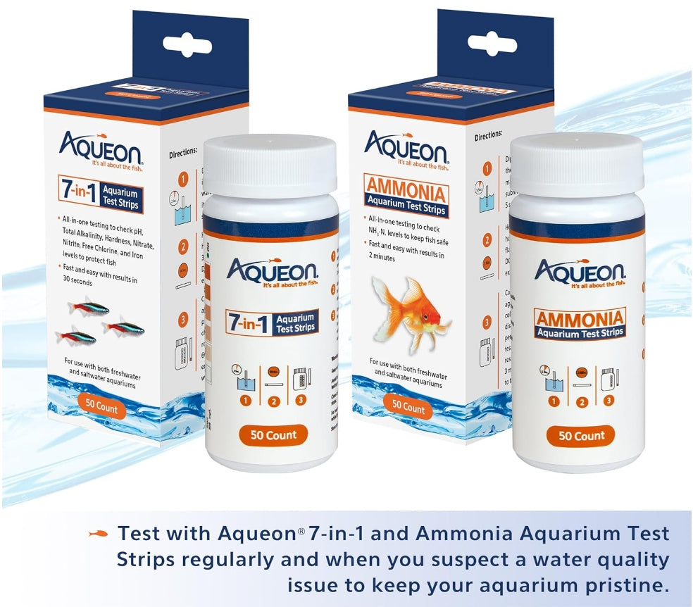 Aqueon Ammonia Aquarium Test Strips