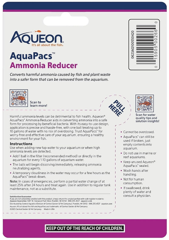 Aqueon AquaPacs Ammonia Reducer