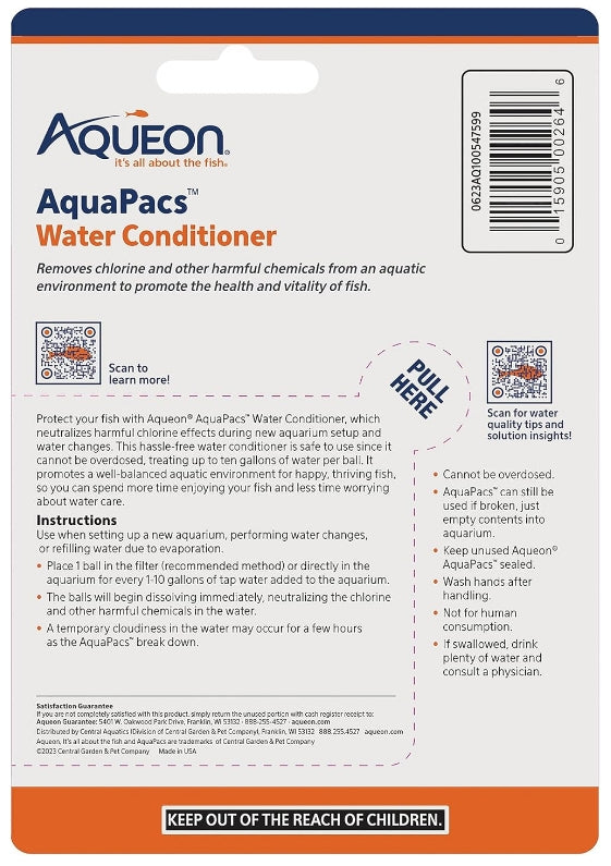 Aqueon AquaPacs Water Conditioner