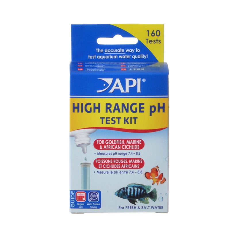 API High Range pH Test Kit for Goldfish, Marine and African Cichlids Aquariums For Beginners