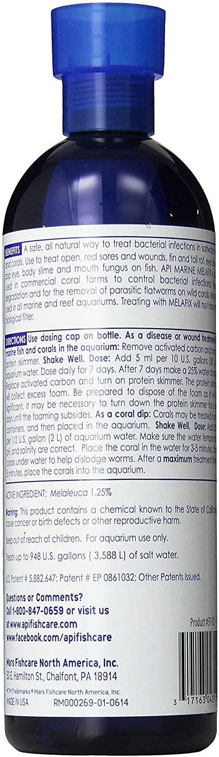 API Marine Melafix Heals Bacterial Infections Aquariums For Beginners