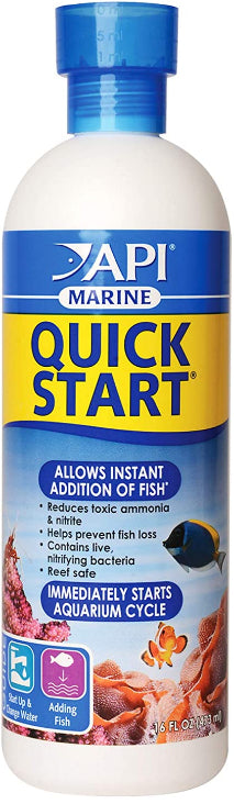 API Marine Quick Start Allows Instant Addition of Fish Aquariums For Beginners