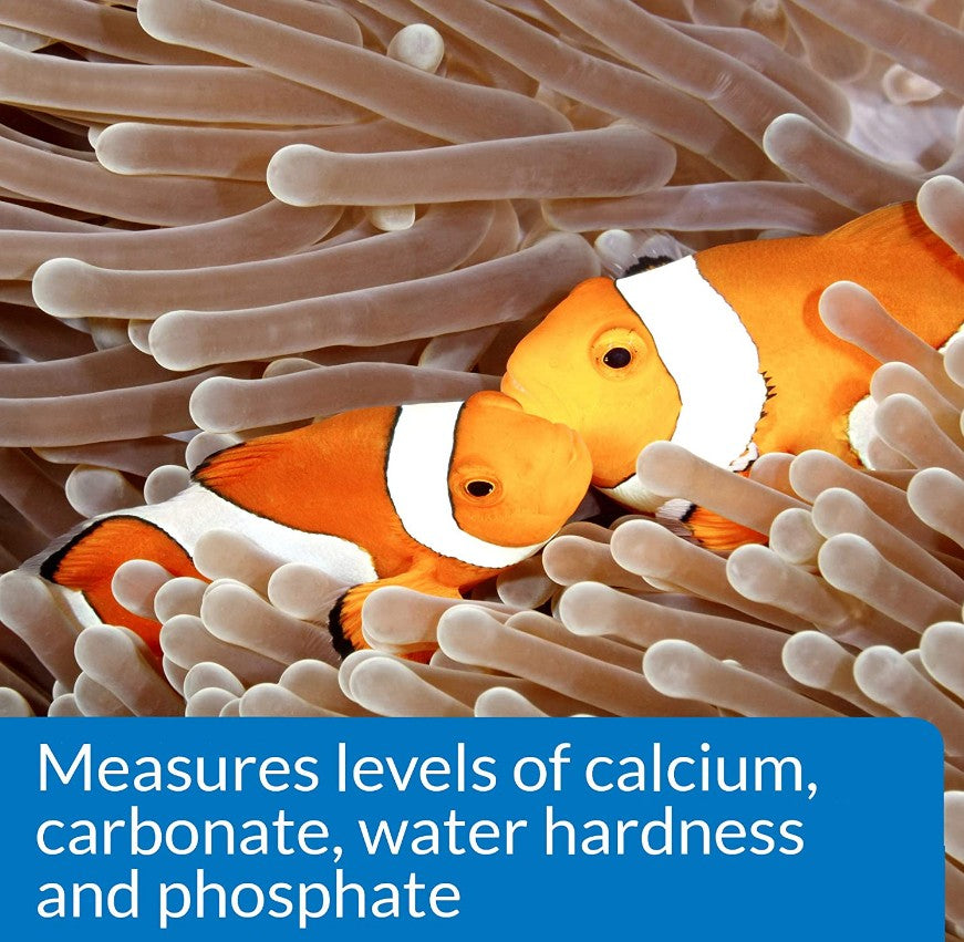 API Marine Reef Master Test Kit Tests Calcium, Carbonate Hardness, Phosphate and Nitrate Aquariums For Beginners