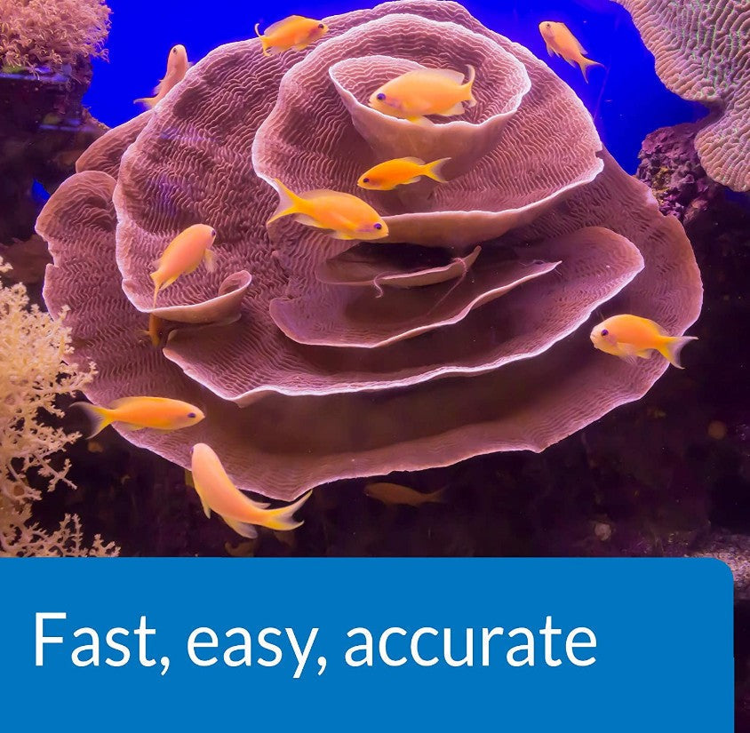 API Marine Reef Master Test Kit Tests Calcium, Carbonate Hardness, Phosphate and Nitrate Aquariums For Beginners