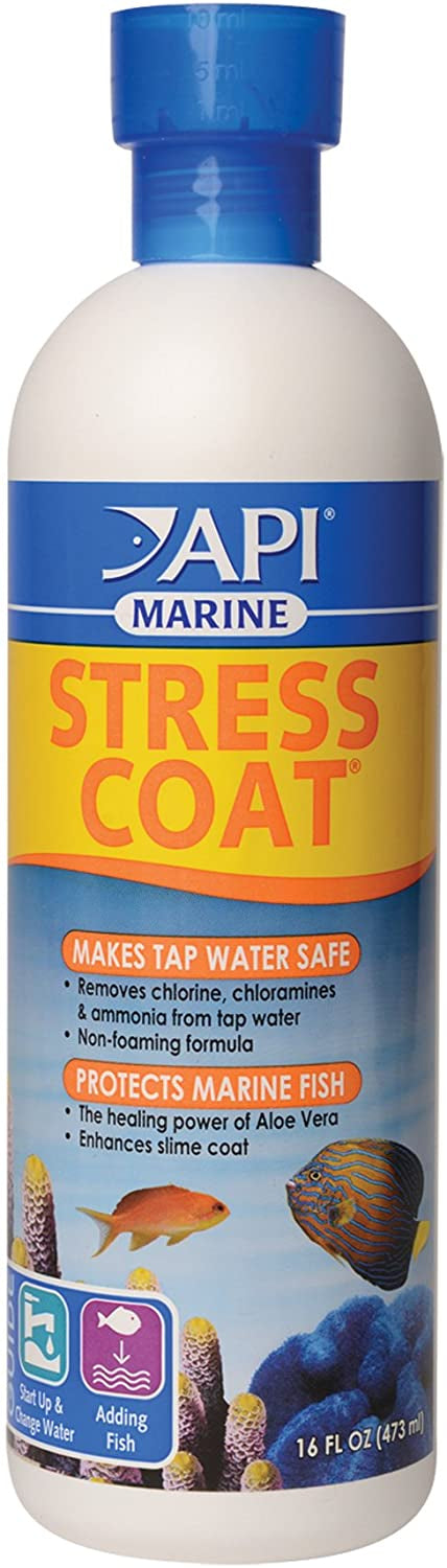 API Marine Stress Coat Makes Tap Water Safe Aquariums For Beginners