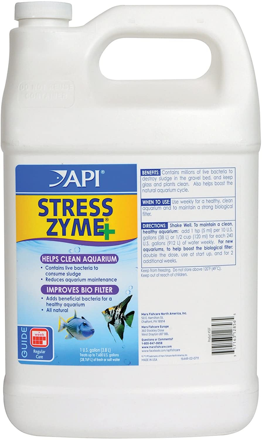 API Stress Zyme Plus Bio Filtration Booster Aquariums For Beginners