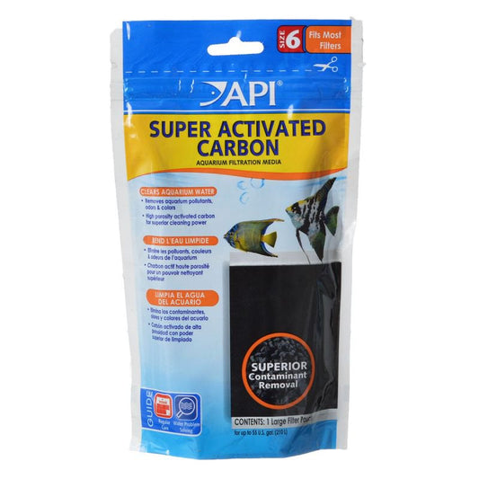 API Super Activated Carbon Size 6 Aquariums For Beginners