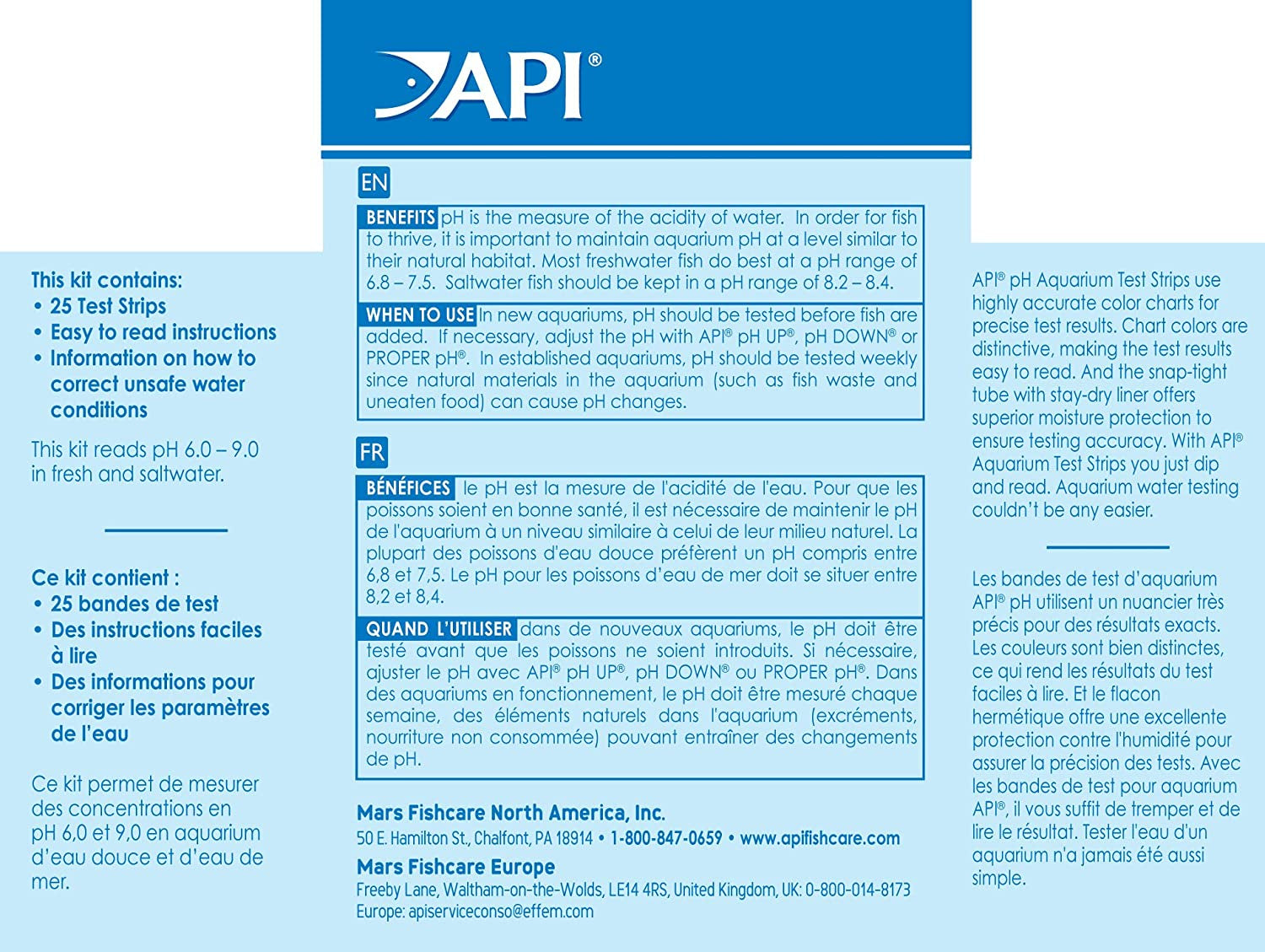 API pH Test Strips for Freshwater and Saltwater Aquariums Aquariums For Beginners