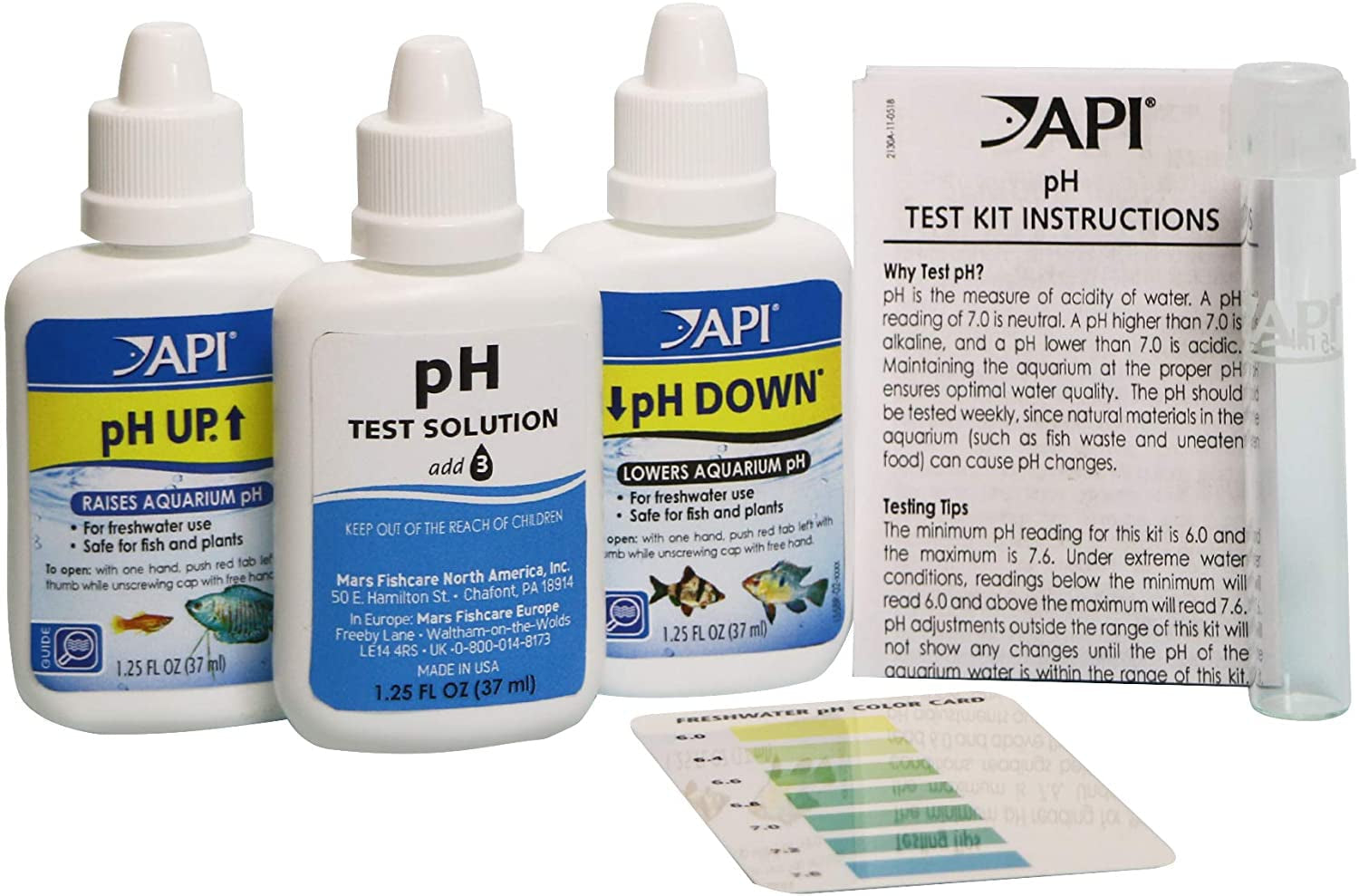 API pH Test and Adjuster Kit for Freshwater Aquariums Aquariums For Beginners