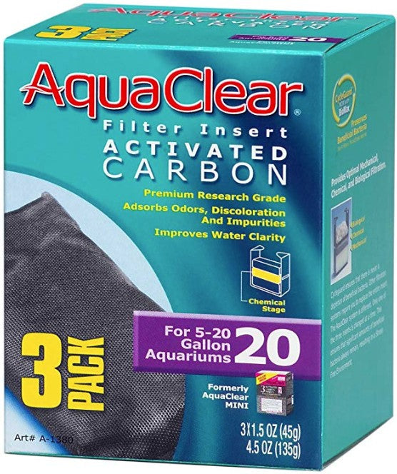 AquaClear Filter Insert Activated Carbon Aquariums For Beginners