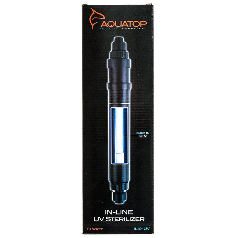 Aquatop In-Line UV Sterilizer for Aquariums 10 Watt Aquariums For Beginners