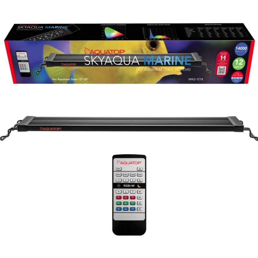 Aquatop SkyAqua LED Aquarium Light Fixture 14000K Aquariums For Beginners