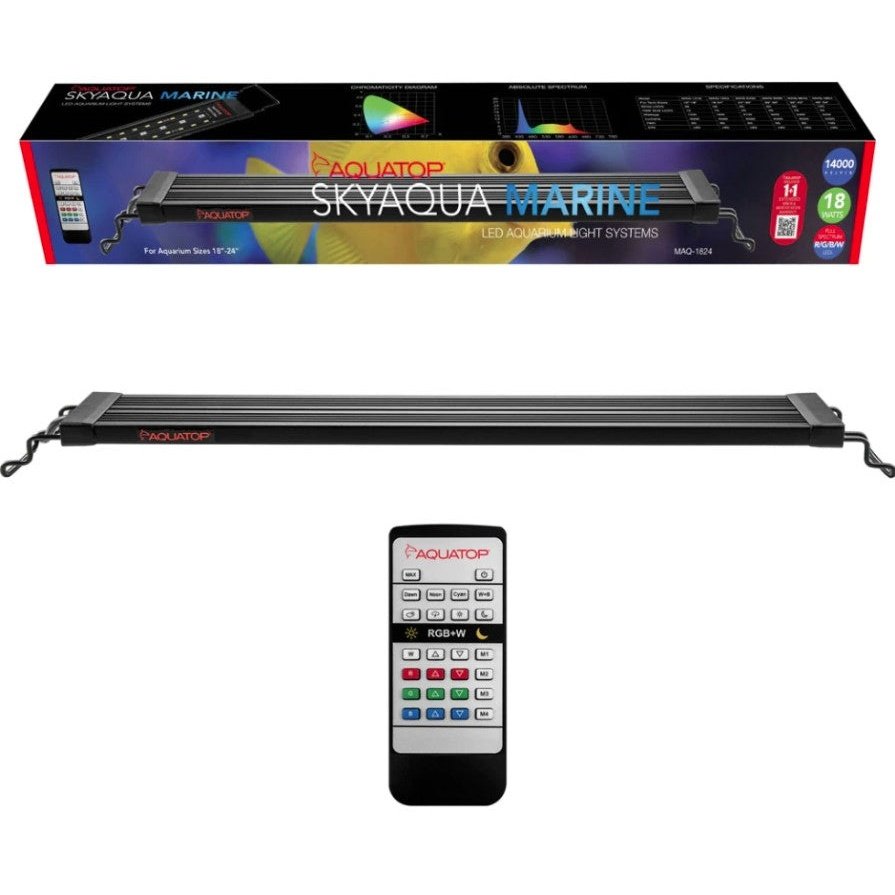 Aquatop SkyAqua LED Aquarium Light Fixture 14000K Aquariums For Beginners