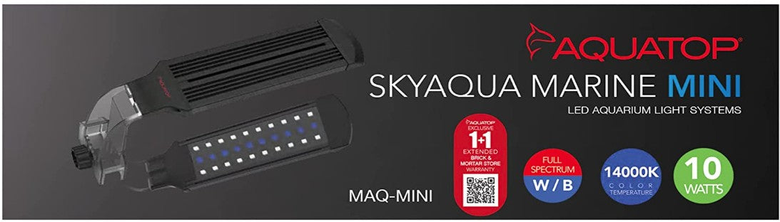 Aquatop SkyAqua Marine Mini LED Salt Water Aquarium Light Aquariums For Beginners