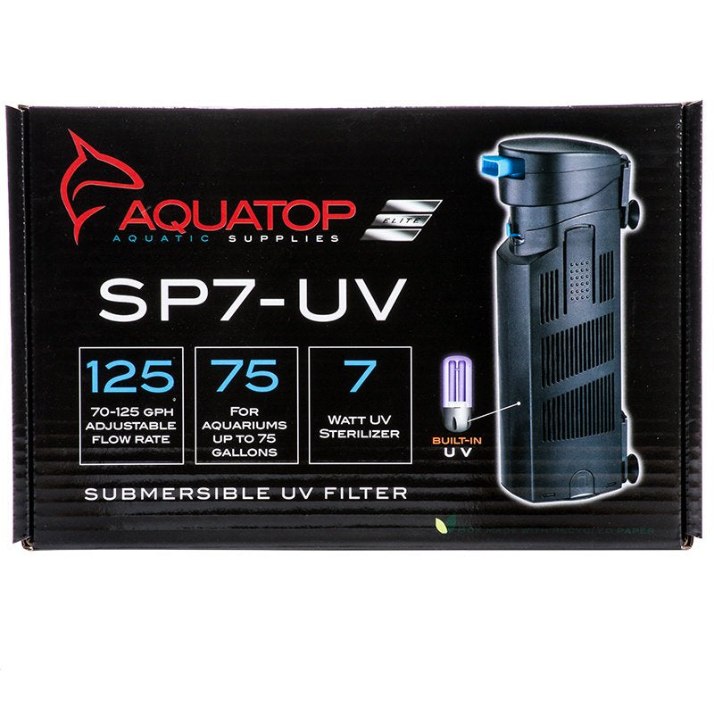 Aquatop Submersible UV Filter with Pump Aquariums For Beginners