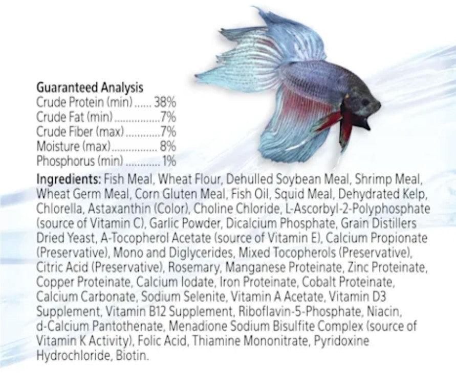 Aqueon Betta Fish Food Daily Nutrition for All Bettas Aquariums For Beginners