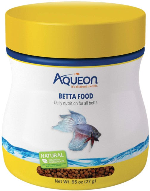 Aqueon Betta Fish Food Daily Nutrition for All Bettas Aquariums For Beginners