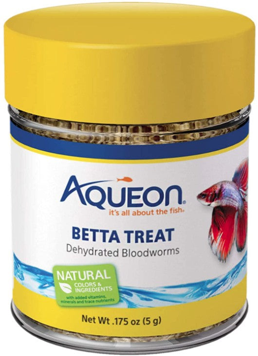 Aqueon Betta Treat Freeze Dried Bloodworms Aquariums For Beginners