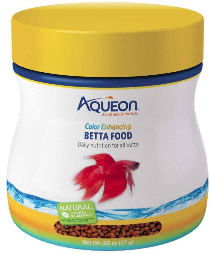 Aqueon Color Enhancing Betta Food Aquariums For Beginners