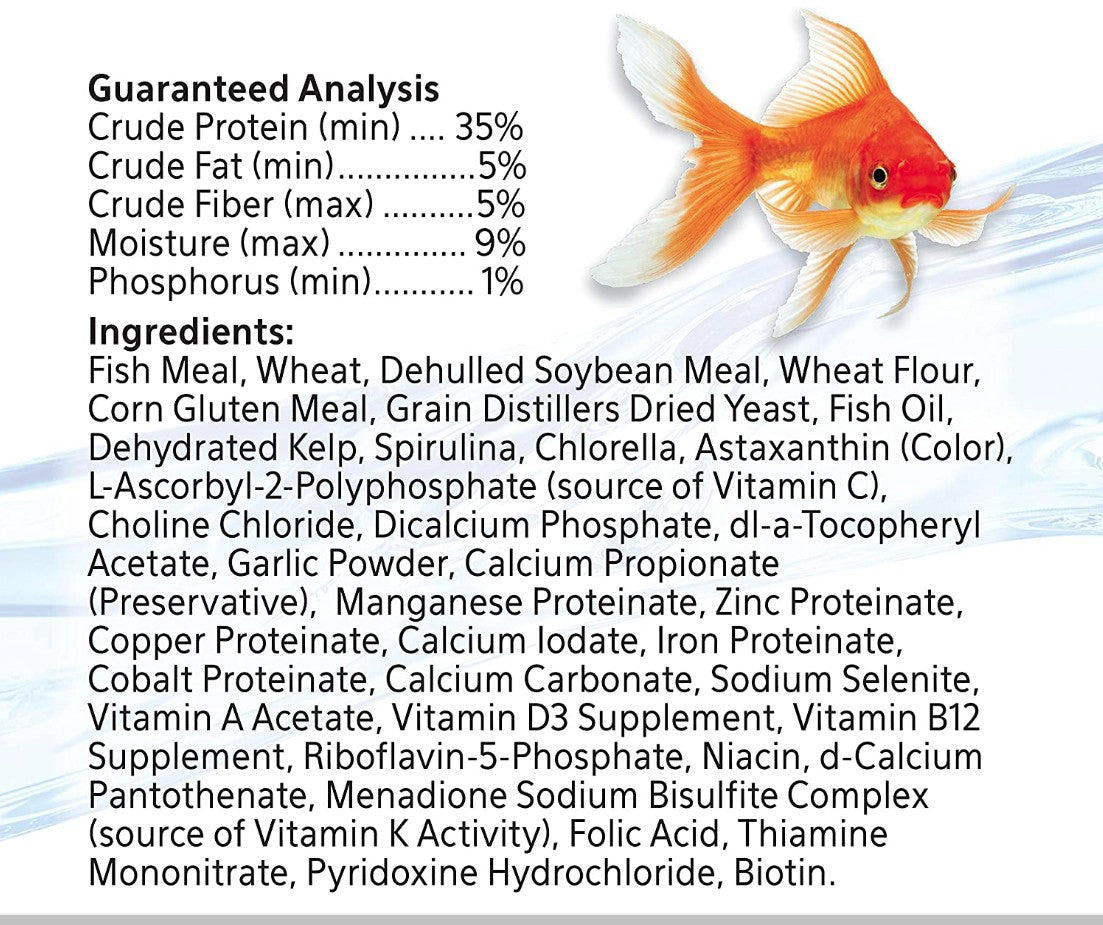 Aqueon Goldfish Granules Slow Sinking Fish Food Daily Nutrition for All Goldfish and Other Pond Fish Aquariums For Beginners