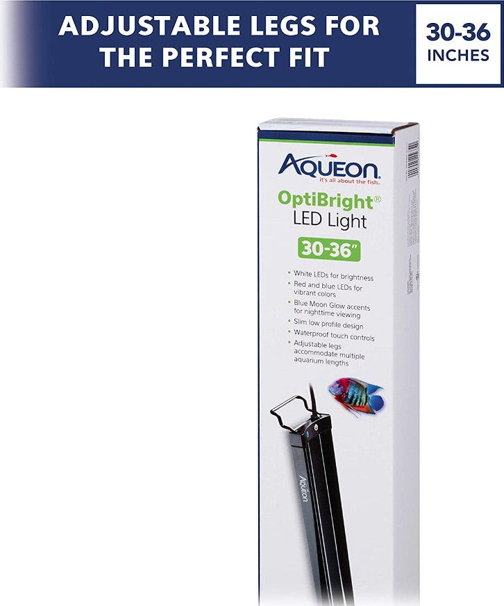 Aqueon OptiBright LED Aquarium Light Fixture Aquariums For Beginners