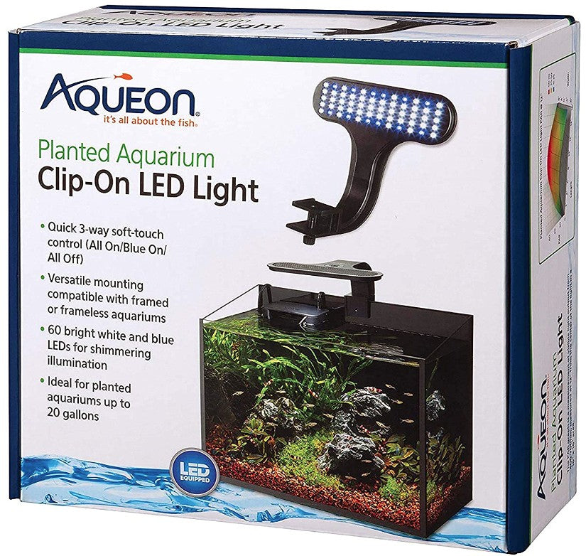 Aqueon Planted Aquarium Clip-On LED Light Aquariums For Beginners
