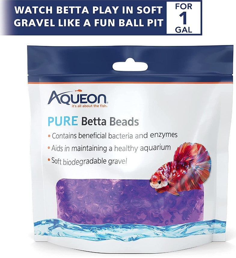 Aqueon Pure Betta Beads Purple Aquariums For Beginners