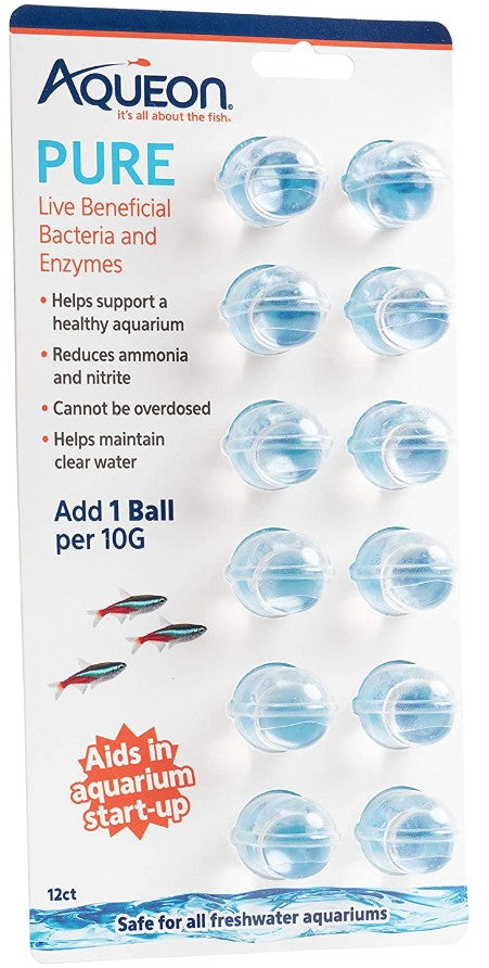 Aqueon Pure Live Beneficial Bacteria and Enzymes for Aquariums Aquariums For Beginners