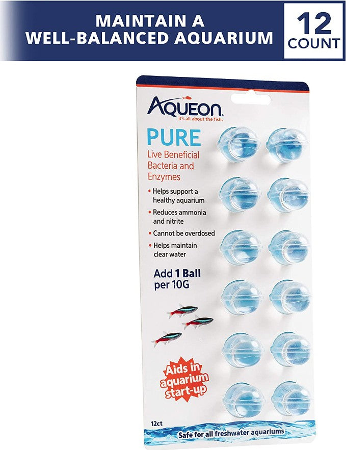 Aqueon Pure Live Beneficial Bacteria and Enzymes for Aquariums Aquariums For Beginners