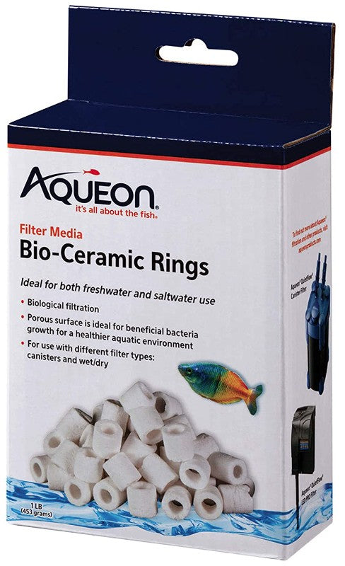 Aqueon QuietFlow Bio Ceramic Rings Filter Media Aquariums For Beginners