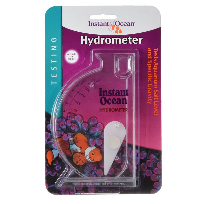 Instant Ocean Hydrometer Tests Aquarium Salt Level and Specific Gravity Aquariums For Beginners