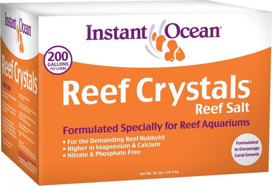 Instant Ocean Reef Crystals Reef Salt for Reef Aquariums Aquariums For Beginners