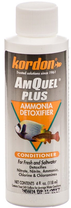 Kordon AmQuel Plus Ammonia Detoxifier Conditioner Aquariums For Beginners