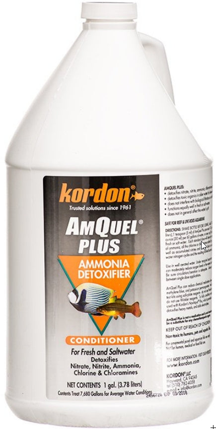 Kordon AmQuel Plus Ammonia Detoxifier Conditioner Aquariums For Beginners