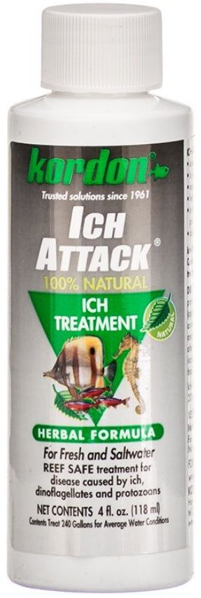 Kordon Ich Attack Ich Treatment Herbal Formula Aquariums For Beginners