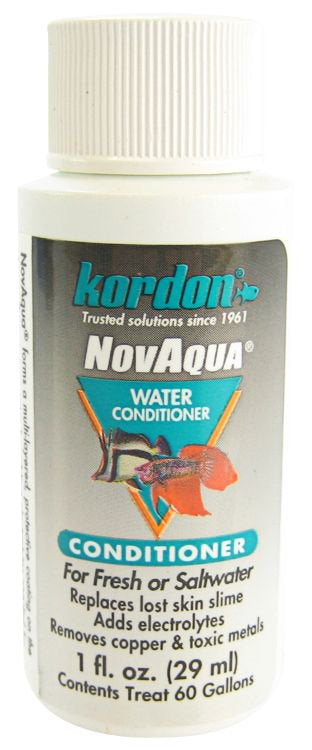 Kordon NovAqua Water Conditioner for Freshwater and Saltwater Aquariums Aquariums For Beginners