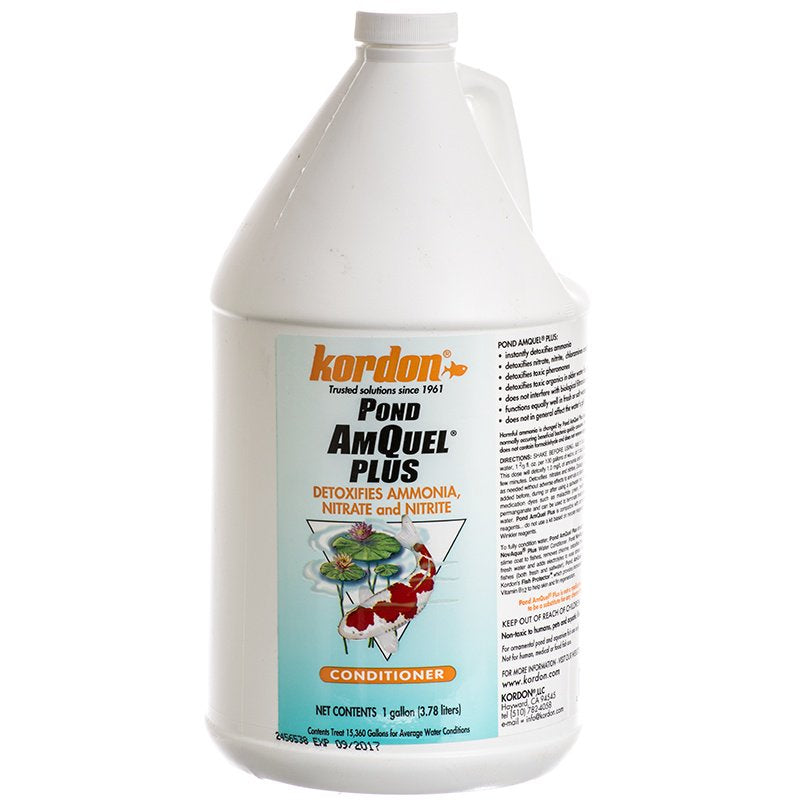 Kordon Pond AmQuel Plus Conditioner Detoxifies Ammonia, Nitrate and Nitrite Aquariums For Beginners